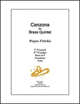 Canzona for Brass Quintet P.O.D. cover